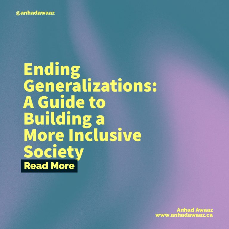 Breaking Stereotypes: A Blog on Building a More Inclusive Society